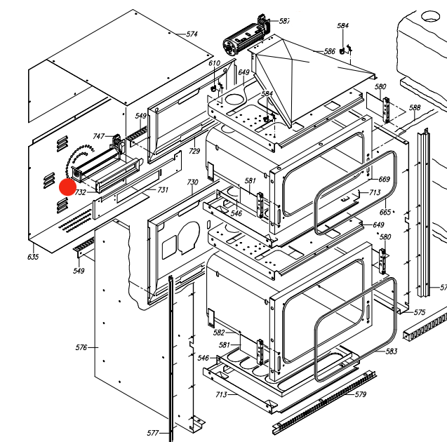 Classiqe and Baumatic Cooling Fan Middle cooling fan on double oven,_description(1)