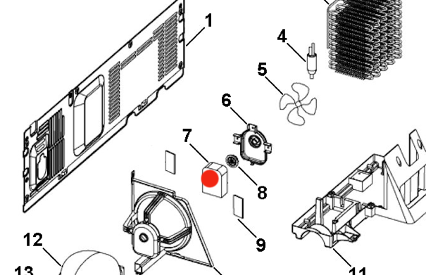 HIAER Freezer CONDENSOR fan MOTOR HSBS582AS HSBS562IS HSBS582AW HTD647RSS HTD647RSS HFD635WISS HTD635WISS HTD635AS HTD647SS *460_description(1)