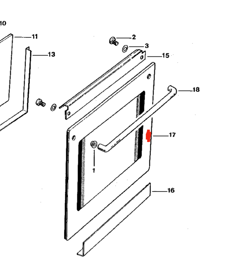 Fisher Paykel Oven Door Glass Outer External Small Or Large Door SS or White BI600E, bict600pe, WO600X WO600BE WO600E, Only Wh_description(3)