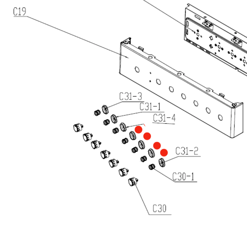 Everdure OVEN CONTROL Knob Decoration Hot plate or upper element UFEW66, 002120_description(1)