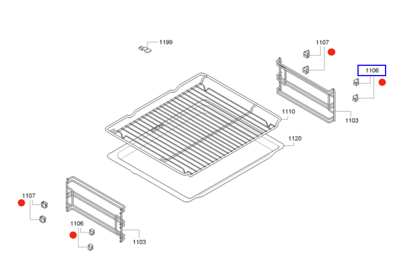 Bosch Simense Gagganau ceramic holder set for microwave grid rack_description(1)