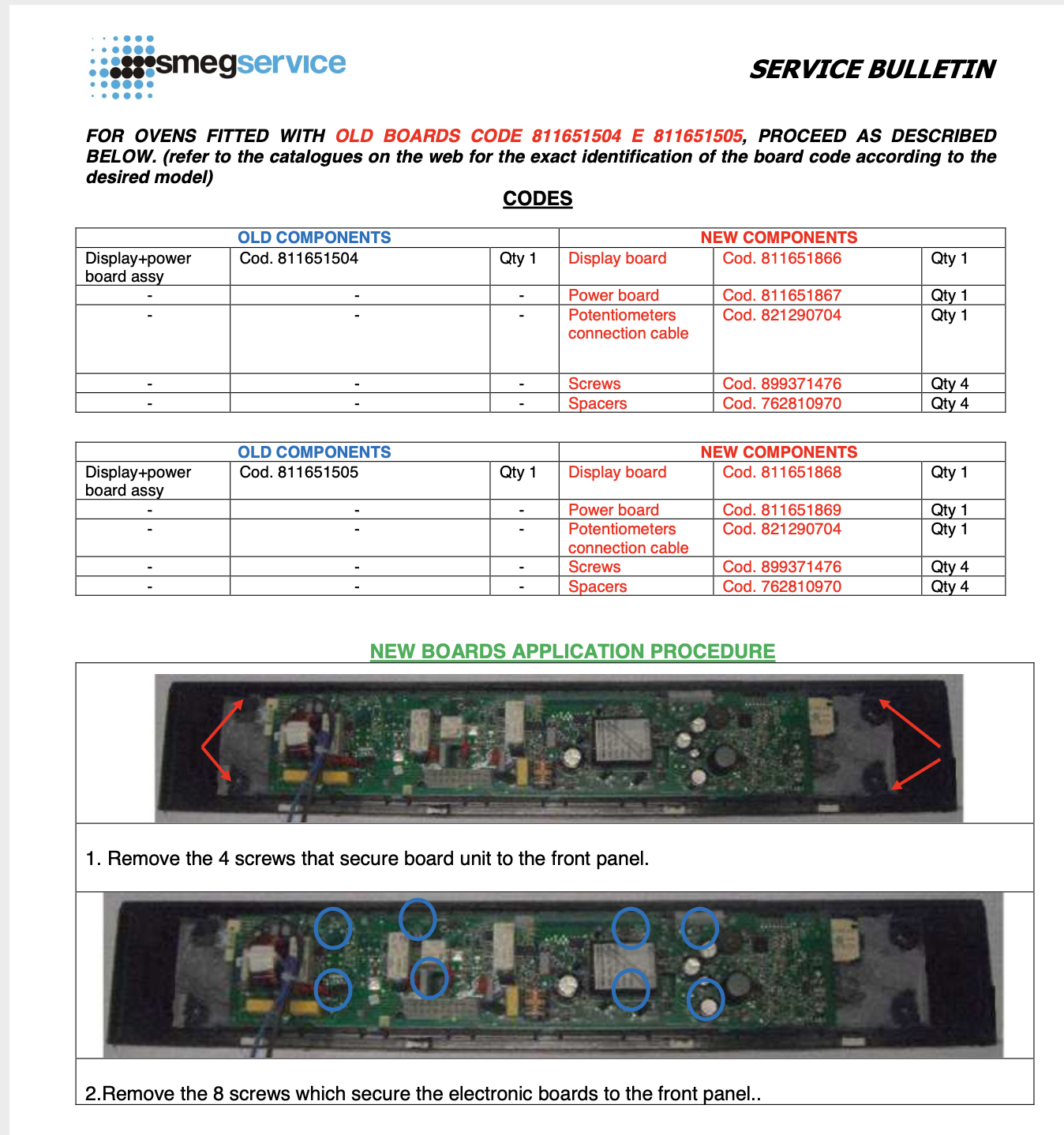 Smeg Oven Multifunction Display controller board S45MCX2, Sc45MCX2, S45MCX2, S845MCPO9, SC45MC2, SC45MCNE2, SC45MCSG2,_description(6)