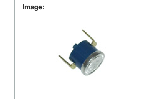 Fisher Paykel Oven LIMITER 140C CAMPINI TY60 NC, Cut out Thermostat 140 Degree,_description(1)