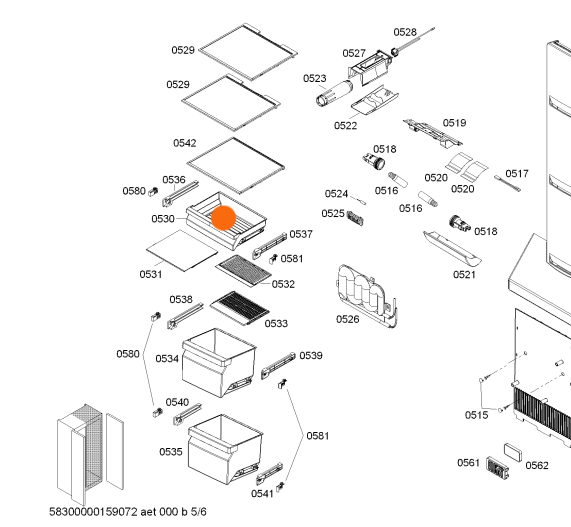 Bosch Fridge top draw KAD62V70AU/04, ***8095_description(1)