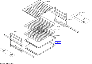 Bosch Oven Tray Shelf, 46,5 cm x 37,5 cm x 4,1 cm *4912_description(1)