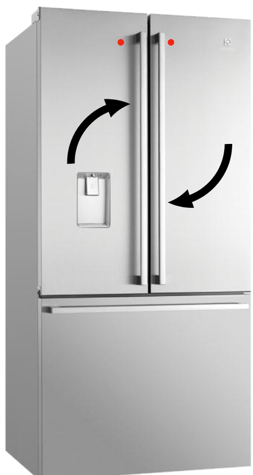 Electrolux fridge Door Handle Left or right EHE5107SB, 925042815, EHE5167SB, 925042816, *9159_description(1)