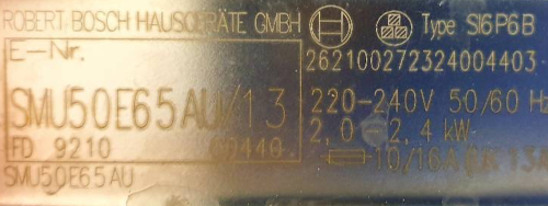 Bosch Dishwasher CONTROLLER BOARD smu50e65au/13,_description(1)