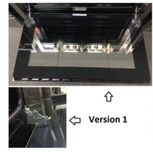 Parmco Oven AR900 AR900LEG AR600 version old  hinge left or right VERSION 1,_description(1)