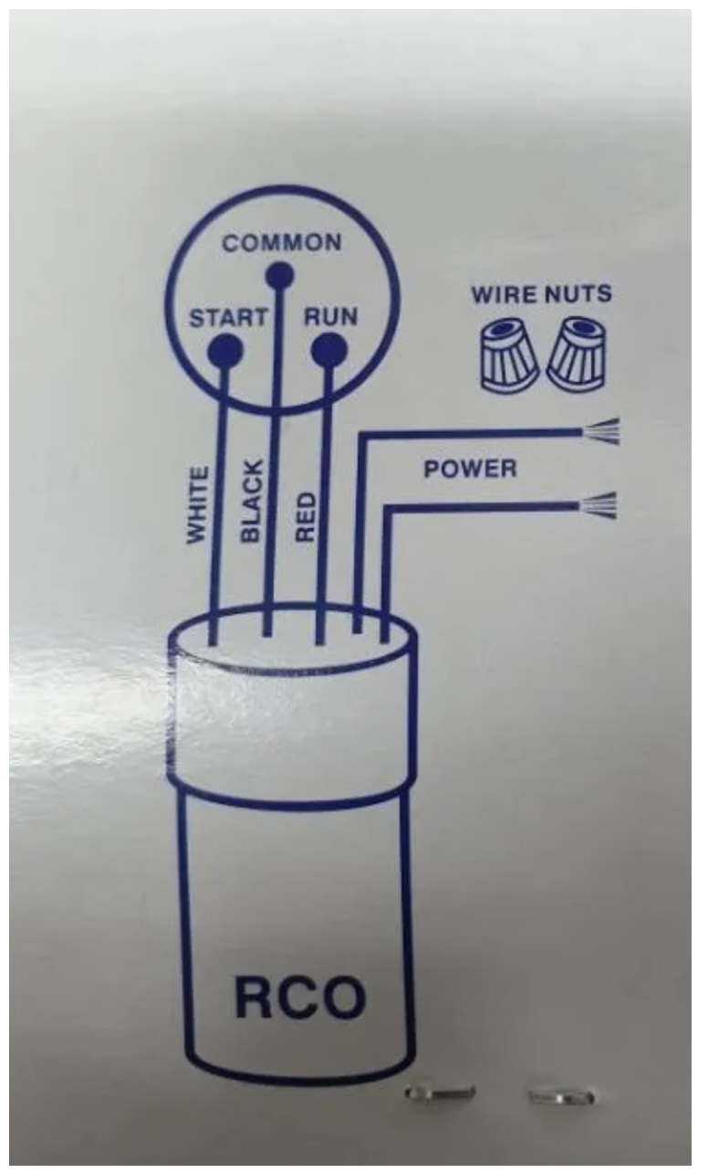 Universal FRIDGE COMPRESSOR RELAY & OVERLOAD SUIT  Rated for 1/3 HP to 1/2 HP,_description(1)