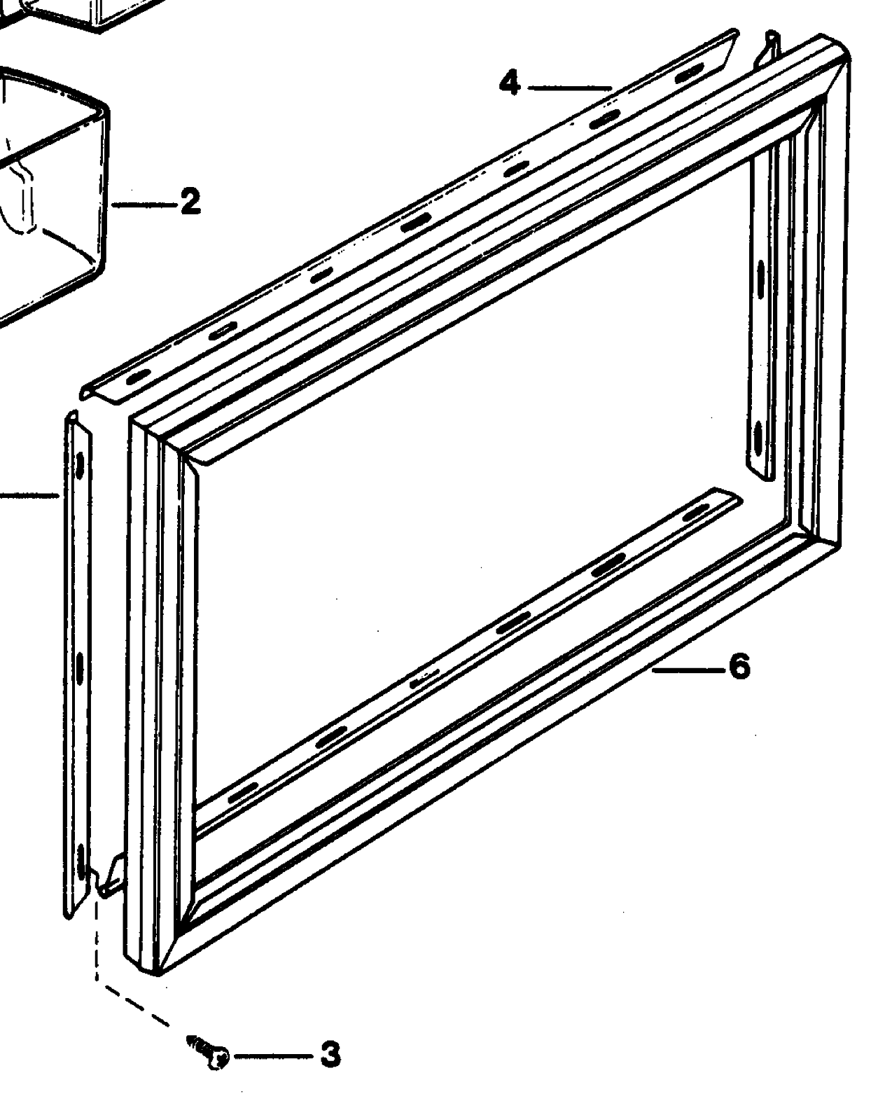 Fisher Paykel FREEZER DOOR SEAL N405T Build in 90S, Screw Held 635MM X 416MM 875739P_description(1)