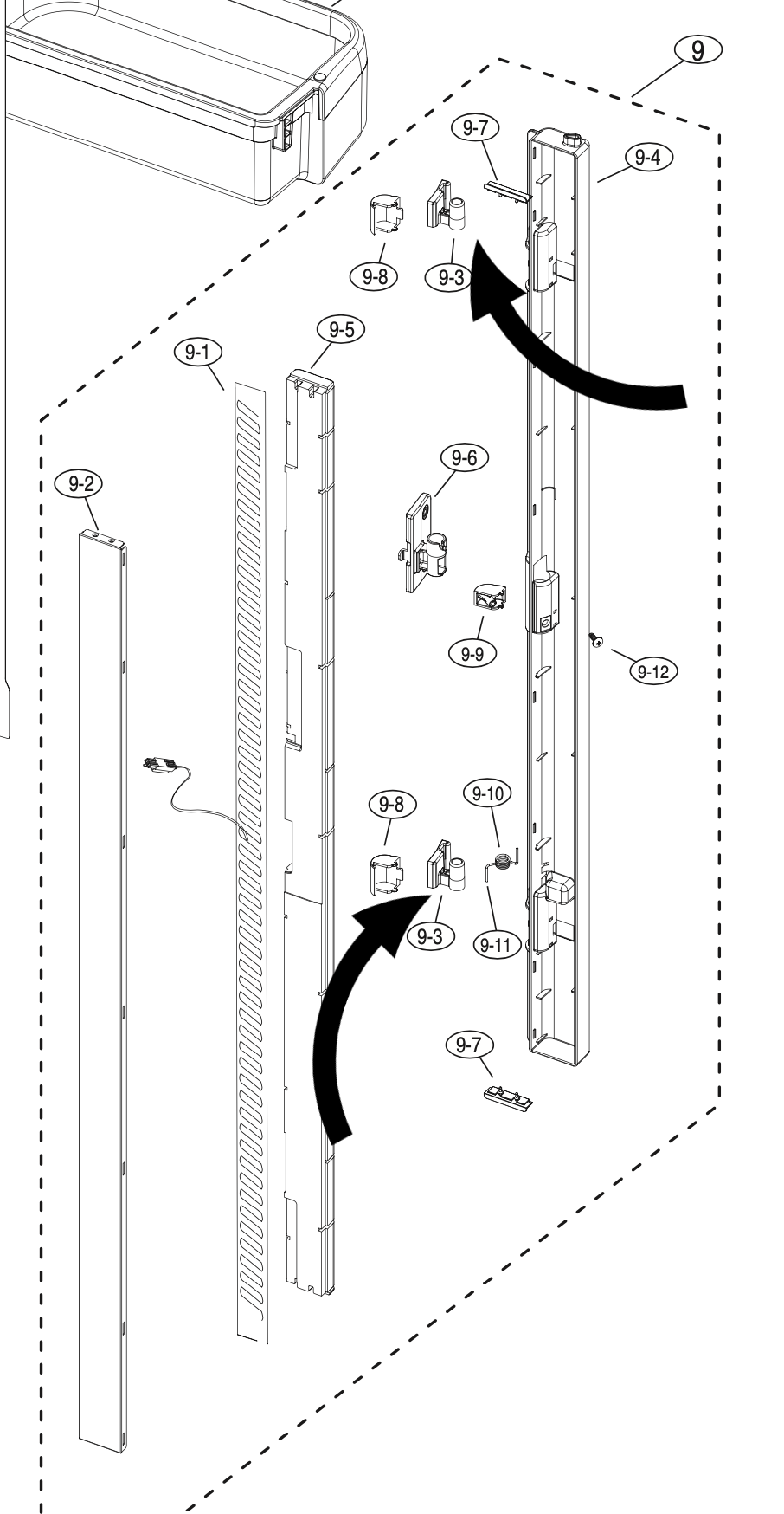 Samsung fridge French door hinge up or down,**03230B_description(1)