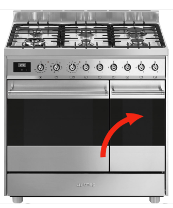 Smeg Oven Half Oven Shelf SUK92MFX 5, 350mm x 240mm,_description(1)