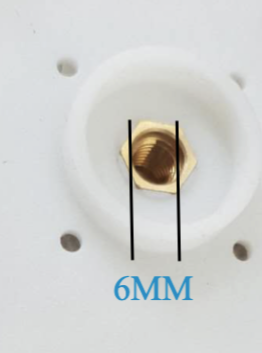 ASKO DISHWASHER WASH PUMP impeller Diameter 64mm, height 17mm, thread 6mm. *8492_description(1)