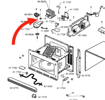 Bosch Oven Microwave  Limiter thermal 150 degree on hot air fanH BC86Q650A/02, *7728_description(1)