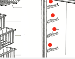 Fisher Paykel Freezer side wall runner LEFT side E388, N388, E308, N308,_description(1)