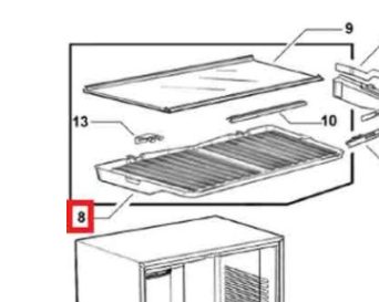 ELBA Fisher Paykel fridge REFRIGERATOR LID HUMIDITY CONTROL RF610,_description(1)