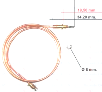 Smeg freestanding oven or Cook Top NONE WOK  Thermocouple SNZ93XGR1, cs19, cs18, snl93, sar93,   50038_description(1)