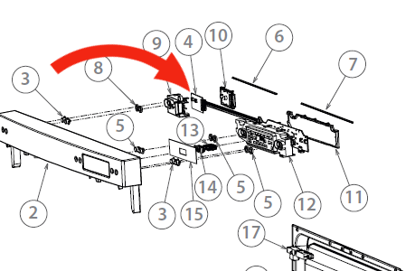 Fisher Paykel Haier Dishwasher Display PCB Harness DW60ckx1, 80919, 80918 DW60CKw1,_description(1)
