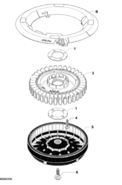 Fisher Paykel Washing machine RPS Rotor position sensor GW611, 92103, Service Manual Phase 9,_description(1)