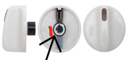Fisher paykel Shacklook Cooktop Knob CT6551S, CT5602f, CT2802, CT6551s, CT5602, CT2802, White *777_description(3)