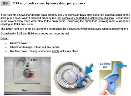 Bosch Dishwasher Drain Pump Cover,00611322_description(1)