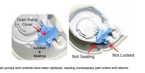 Bosch Dishwasher Drain Pump Cover,00611322_description(2)