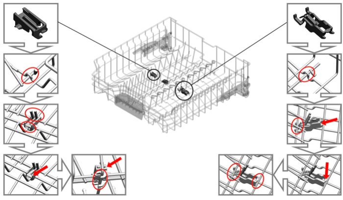 Bosch Simense Neff Dishwasher Upper Basket Rack Clips,_description(2)