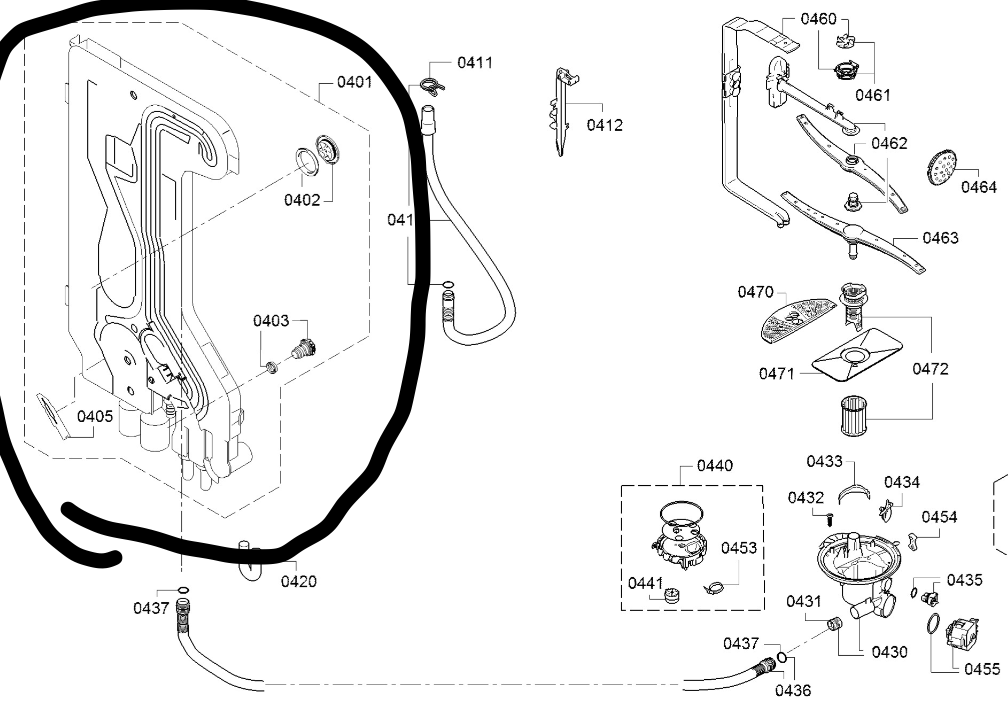 BOSCH Original Dishwasher Water Inlet Splitter_description(1)