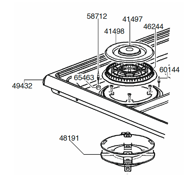 Smeg Cooktop cooker wok Burner Crown base_description(2)