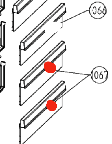 Beko FREEZER LOWEST OR MIDDLE DRAW ONLY FAICIA COVER  k60340n_description(1)