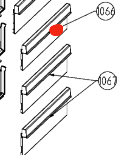 Beko FREEZER UPPER DRAW ONLY FAICIA COVER  k60340n_description(1)